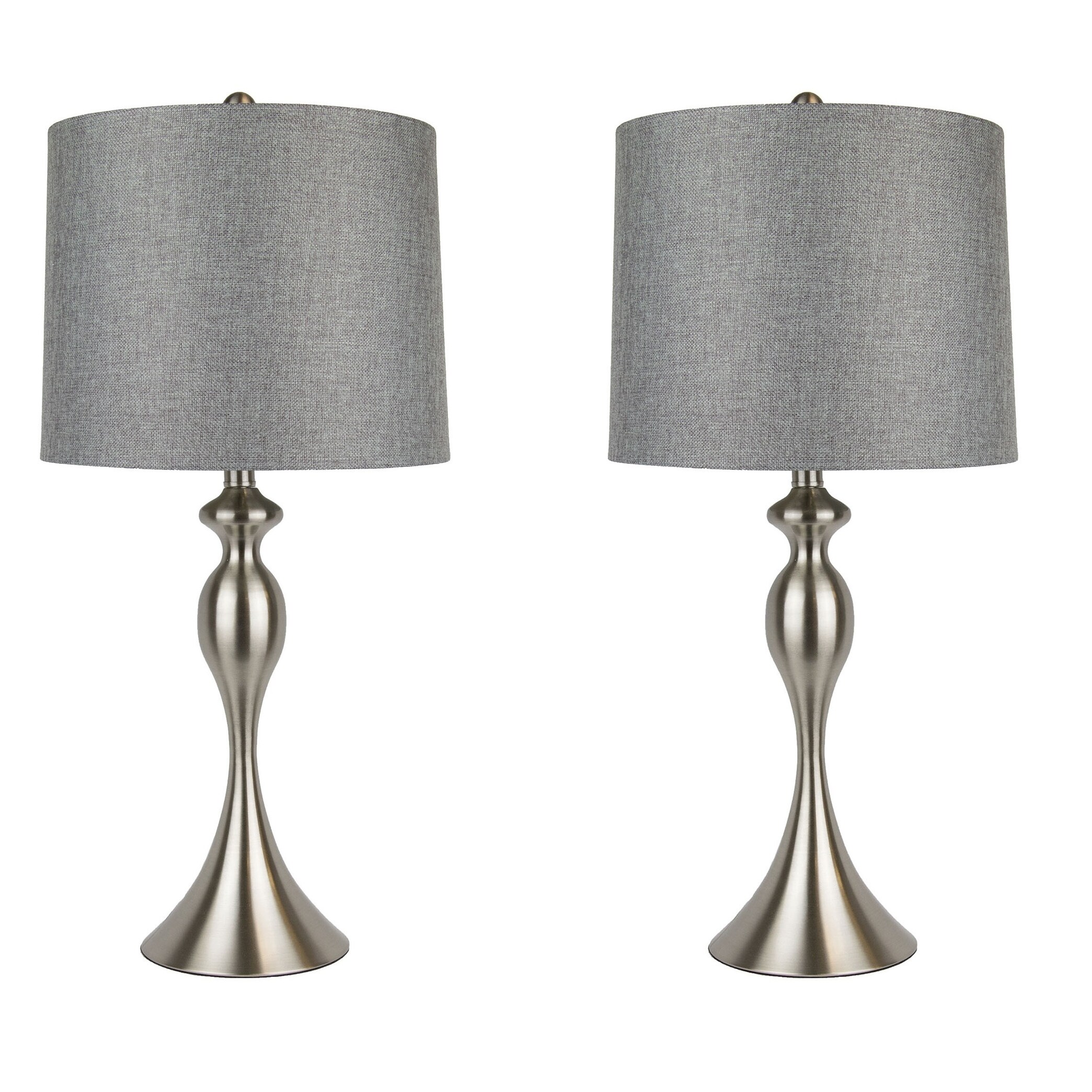 Grandview Gallery Curvy Metal Table Lamp (Set of 2) Overstock 28668598